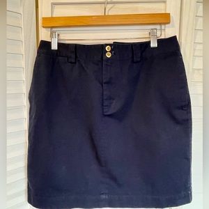 Lauren Ralph Lauren  Blue Skort  Bronze Hardware Size 8